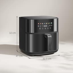 Grote heteluchtfriteuse 8L met 8 programma's en 1700W - Gezond Frituren — thumbnail 3