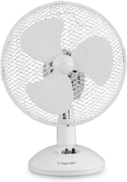 Tafelventilator - Persoonlijke Koeler - Bureau Verkoeling - Oscillerende Kop - 23cm Blad - Wit — thumbnail 5