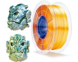 PLA Filament - 3D Print Materiaal - Modellen Printen - Zijde Multicolor Effect - 1.75mm 1kg - Citrus Breeze