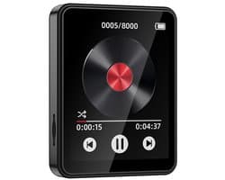 MP3-speler, hoofdtelefoonaansluiting, volledig touchscreen, draadloze HiFi-geluidskwaliteit, FM-radio, ingebouwde HD-luidspreker, opnamefunctie.