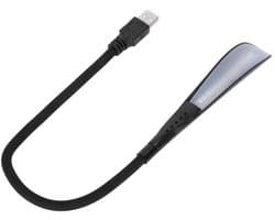 Leeslamp - USB - Flexibele Gooseneck - 14 LED - 1 Stuk - Zwart
