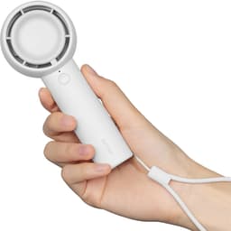 Draagbare bladloze mini-ventilator met 4500 mAh | USB oplaadbare handventilator voor persoonlijke koeling — thumbnail 4