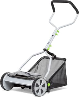 DYNA® Grasmaaier Handmatig – Handmaaier Met 20 liter Opvankzak – Grasmaaiers – Grijs - 53cm x 43cm x 26cm — thumbnail 3