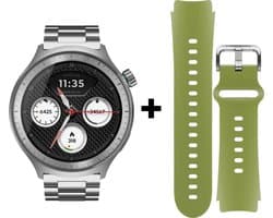 Motorola moto watch - 47mm - Silver + extra band