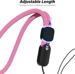Verstelbaar Schouderkoord voor AirPods Pro 2 & Houders - Nylon Lanyard voor Telefoon, Camera en Accessoires — thumbnail 2