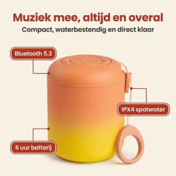 Cheqo® Bluetooth Speaker - Draagbare Bluetooth Speaker - Bluetooth Box - Draagbare Speaker - Mini Bluetooth Speaker - Kleine Bluetooth Speaker - Bluetooth Speaker Waterdicht - Waterbestendige Bluetooth Speaker - Bluetooth Speaker voor Buiten — thumbnail 3