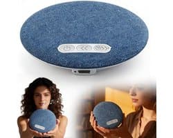 Kussenspeaker, nieuwe draagbare mini-kussenspeaker uit 2026, beengeleidingskussenspeaker met timerfunctie, slaapondersteunende kussenspeaker.