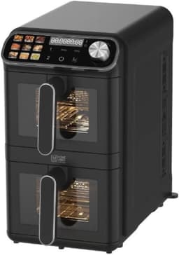 Heteluchtfriteuse XXL - Airfryer - Snel koken - Twee zones - 11 Liter - Zwart — thumbnail 1