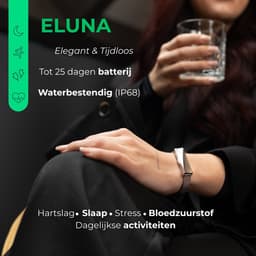 NOLATR Eluna Activity Tracker Dames – Stappenteller & Hartslagmeter – Zilver — thumbnail 2