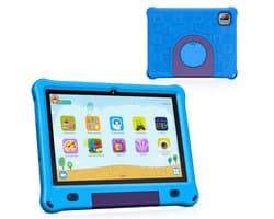Kindertablet 10 inch – Android 15 – 64GB – Inclusief Hoes – Ouderlijk Toezicht – Kids Tablet – Tablet Kinderen – WiFi
