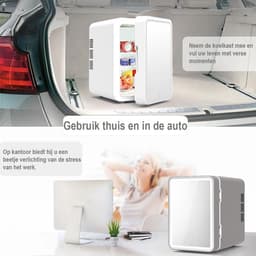 EAFC - Skincare Fridge - Mini Koelkast - Inclusief E-Book - Skincare Koelkast - Make-up Koeling - 4 Liter — thumbnail 7