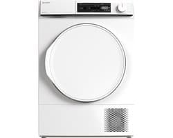 Sharp KDNHA8S6PWEBX- warmtepomp droger – 8 kg – energie label E – 15 programma’s – LED binnenverlichting – wit