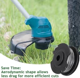 6 stuks Spool - 2 hoes - geschikt voor Bosch Easy Gras Cut 18 V 23 26 18 Strimmer Bijlagen - Onderdeelnummer F016800569 F016800385 — thumbnail 5