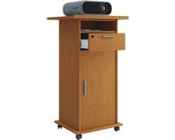 VCM Tafel meubel trolley onderstel beamer projector wielen oprolbaar Neta deur Tafel meubel trolley onderstel beamer projector wielen oprolbaar Neta deur