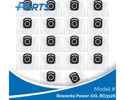 Rowenta Power XXL RO3126 Stofzakken (18 Stuks, Plus.Parts® alternatief voor ZR200540)