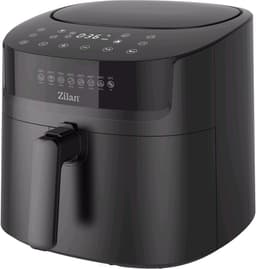 Airfryer XXL – 6,5 Liter – 1800 W – Touchscreen – 40–200°C – Automatische Programma’s – Uitneembare Mand – Zwart — thumbnail 2