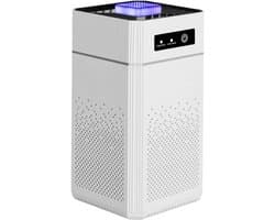 PolkaHome® HEPA Luchtreiniger, Luchtfilter met Ionizer & Drievoudige Filter – Compacte USB Air Purifier, Luchtbevochtiger & Geurverwijderaar voor Thuis, Slaapkamer & Kantoor. Air Cleaner