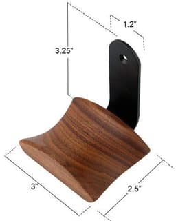 Hoofdtelefoonhouder van Walnotenhout - Elegante Hanger voor Gaming en Audio — thumbnail 2