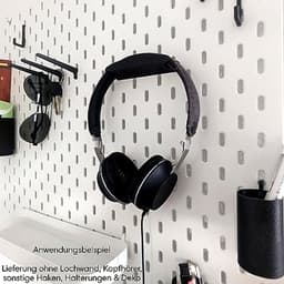 Hoofdtelefoonhouder voor IKEA Skadis geperforeerde plaat - Accessoires voor headset bevestiging — thumbnail 5