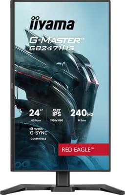 iiyama G-Master GB2471HS-B1 Red Eagle - 24 inch - Full HD - IPS - 240 Hz - Verstelbaar - G-Sync compatible — thumbnail 6