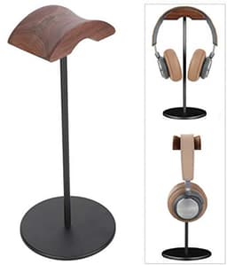 Houten Hoofdtelefoonstandaard voor Bureau - Hoofdtelefoonhouder voor Gaming en Thuisgebruik — thumbnail 5