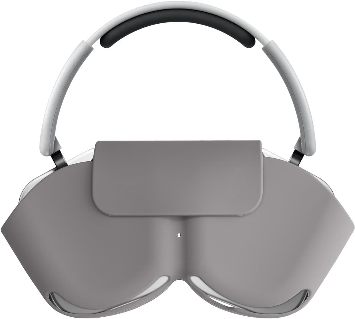 kwmobile cover voor over-ear koptelefoon - geschikt voor Nothing Headphone (1) - Van flexibel silicone - In grijs — afbeelding 1