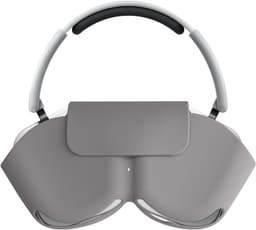 kwmobile cover voor over-ear koptelefoon - geschikt voor Nothing Headphone (1) - Van flexibel silicone - In grijs — thumbnail 1