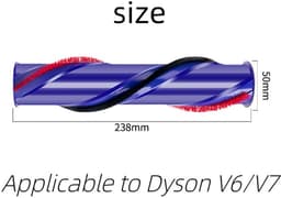 Rolborstel - Vervangende Borstelrol - Geschikt voor Dyson V6/V7 Stofzuiger - Vervangende - Borstelrol - Brushbar - Brushroll - Vervangende Onderdelen — thumbnail 3