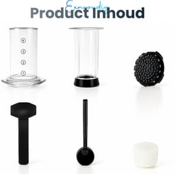 Twenty4seven® Koffie French Press - Draagbare Koffiemaker & Koffiemolen - Cafetiere Espresso - Koffiemaler Handmatig — thumbnail 3