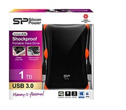 Draagbare Externe Harde Schijf 1TB - Shockproof USB 3.0 voor PC, Mac, Xbox en PS4 - Zwart — thumbnail 3