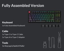 Keychron C3 Pro 8K QMK RGB toetsenbord brown switch — thumbnail 3