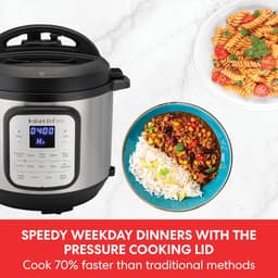 5,7 l Elektrische Multikoker met Airfryer - 11-in-1 Snelkookpan, Slowcooker, Stoompan en Grill — thumbnail 2