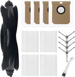 Accessoirekit Geschik voor Eufy Clean L60/L60 SES/L50/L50 SES/L60 hybride robotstofzuiger, 1 hoofdrolborstel + 4 zijborstels + 4 filters + 4 stofzakken + 1 reinigingsborstel — thumbnail 1