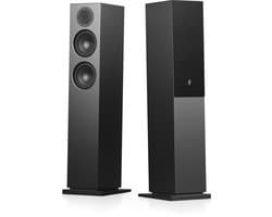 Audio Pro A48 W Smart Multiroom Actieve Vloerstaande Luidsprekers - Audio Pro Multiroom (Linkplay) - Ruimtecorrectie - 2x130W Speakers - Zwart