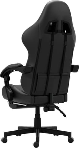 HICON® Gamestoel – Gamestoel met voetsteun - Gamestoel voor PC & Console – Verstelbaar | Lambeth - Zwart — thumbnail 11