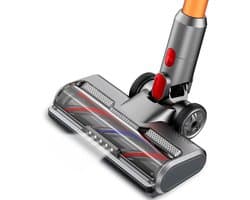 LED-verlichtte Motoriseerde Turbo Borstel Geschikt voor Dyson V7 V8 V10 V11 V15, Snelloset met Rollenborstel voor Tapijten, Parket & Tegelwerk