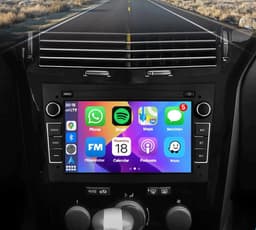 Autoradio 1/32GB met Carplay en Android auto | Geschikt voor Opel Astra H, Corsa D, Vectra C, Combo, Antara, Zafira, Meriva, Vivaro, Tigra 2001-2013 | Radio scherm met Navigatie | 2001 2002 2003 2004 2005 2006 | Piano glans Zwart hoogglans — thumbnail 1
