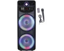 Karaoke-lichtluidspreker - INOVALLEY - MS02-XXL-N - Bluetooth 5.0 - 1000W