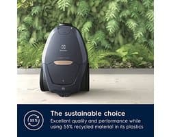 Ultra Stille Vloerstofzuiger met Zak met SmartMode Technologie en LED Display