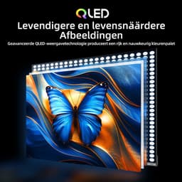 CHiQ U43QM10V - Smart TV 43 Inch - QLED Pro Google TV - UHD 4K - Randloos Metal Design - Dolby Audio - Nieuw — thumbnail 9