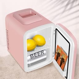 Skincare Fridge 4L - Organizer - Make up Koelkast - Beauty Fridge - Roze — thumbnail 5