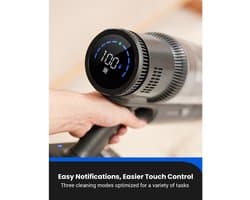 Proscenic P11 Draadloze Mop Stofzuiger 35KPa Zuigkracht 400W Motor 5 Laags Filter LED Display