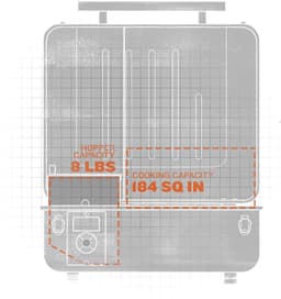 Traeger Ranger Pellet Grill - Draagbare pellet barbecue - Houtgestookte BBQ - Tot 230°C - Inclusief gietijzeren bakplaat en vleesthermometer — thumbnail 4