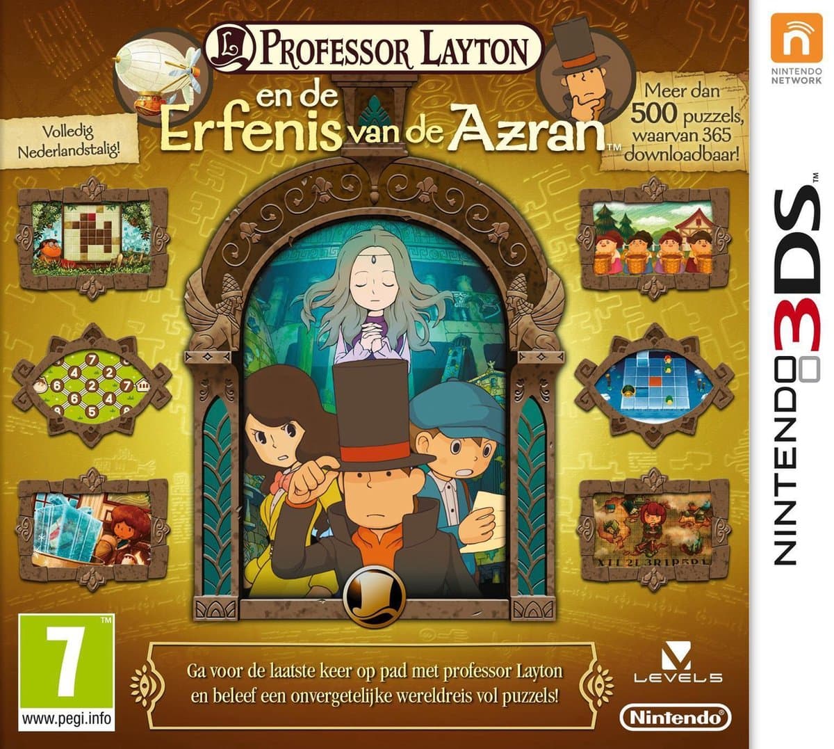 Professor Layton: En De Erfenis Van De Azran - 2DS + 3DS — afbeelding 1