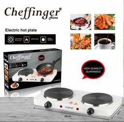 Cheffinger Cf-Ehd1000: 1000W Elektrische Kookplaat - Dubbel — thumbnail 3