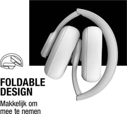 Fresh 'n Rebel Clam Blaze – Draadloze Bluetooth Koptelefoon – 80 uur Speelduur – Met volume wiel - Ice Grey — thumbnail 3