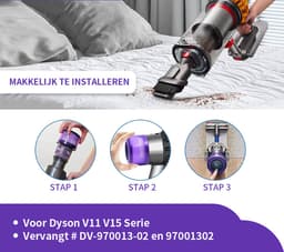 Replacements® HEPA filters geschikt voor Dyson V11 en V15 - 2 stuks — thumbnail 5