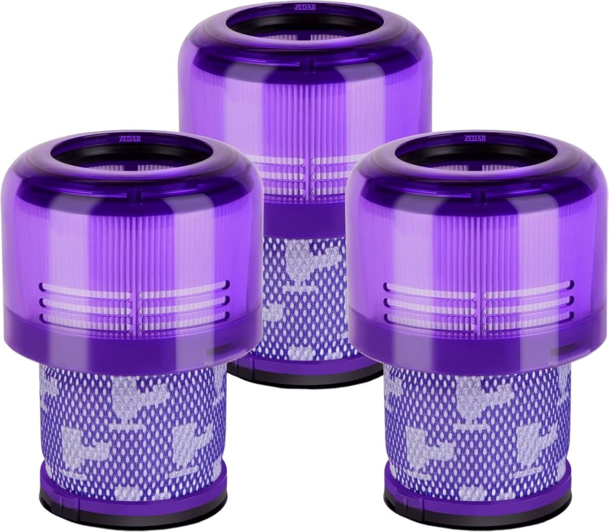Zedar HEPA-filter - 3 stuks - Geschikt voor Dyson V11, SV14 en V15 steelstofzuigers — afbeelding 1