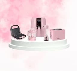 Jocca Sweet 2326P Airfryer - Heteluchtfriteuse - 3.8 Liter - 1450 Watt - Roze — thumbnail 10