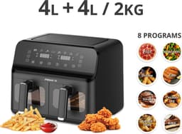 Friac AIF 8017 GS Dubbele Airfryer 4+4 L 2700W — thumbnail 9